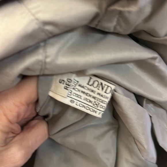 London Fog beige all weather jacket, size S - Picture 5 of 7